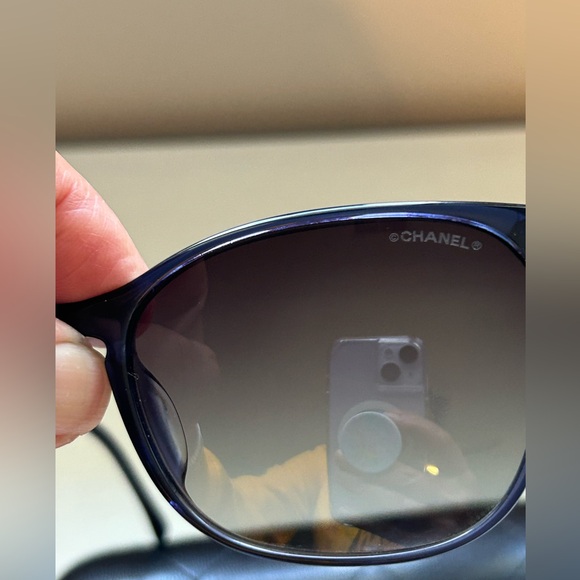 Chanel CC blue sunglasses FINAL $ FIRM - Picture 3 of 9